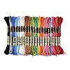 21 Skeins 21 Colors 6-Ply Polyester Embroidery Floss OCOR-M009-01E-01-1