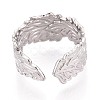 304 Stainless Steel Cuff Rings for Women RJEW-N052-07P-3