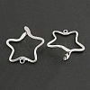 Silver Color Brass Pinch Bails X-KK199-1