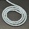 Faceted Rondelle Opalite Beads Strands EGLA-J134-4x3mm-D01-2