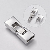 Tarnish Resistant 304 Stainless Steel Snap Lock Clasps STAS-P180-26P-1