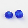 6/0 Frosted Round Glass Seed Beads X-SEED-A008-4mm-M8-2