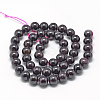 Natural Garnet Beads Strands X-G-R446-4mm-31-2