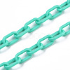 Handmade Opaque Acrylic Paperclip Chains KY-S166-002C-4