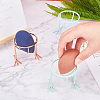 6Pcs 6 Colors Carbon Steel Beauty Sponge Blender Holder ODIS-GA0001-17-3