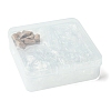 8Pcs Round Glass Bottle for Bead Containers BOTT-FS0001-03-6