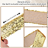 Sparkle Sequins Wide Elastic Dress Belts AJEW-WH20128-026P-04-6