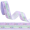 10 Yards Polyester Printed Grosgrain Ribbon OCOR-GF0002-36B-1