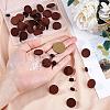 60Pcs Wood Stud Earrings Finding EJEW-FI0003-33E-3