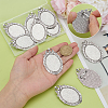 10Pcs Vintage Tibetan Style Alloy Brooch Cabochon Settings FIND-ME0002-17-3