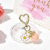 Acrylic Strawberry Pendant Decoration HJEW-SW00120-04-10