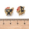 304 Stainless Steel Enamel Pendants STAS-K330-19G-3