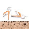 Halloween Theme Alloy Enamel Pendants ENAM-T022-54P-09-3