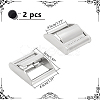 2Pcs Stainless Steel Cam Lock Lever Buckles STAS-WR0001-05-2