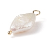 Natural Keshi Pearl Pendants PALLOY-JF01932-4