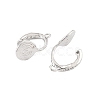 Brass Clip-on Earring Findings KK-K371-27A-P-2