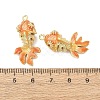 Brass Micro Pave Cubic Zirconia Pendants KK-D019-30D-G-3