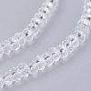 Transparent Glass Beads Strands GLAA-R135-2mm-10-3
