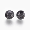 316 Surgical Stainless Steel European Beads STAS-P212-18B-04-1
