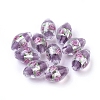 Handmade Silver Foil Glass Lampwork Beads LAMP-Q030-02D-1