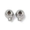 304 Stainless Steel Crimp Beads X-STAS-G361-02P-1