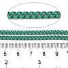 Spray Painted 304 Stainless Steel Curb Chains STAS-B067-05B-10-2