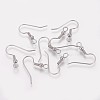 Tarnish Resistant 316 Surgical Stainless Steel Earring Hooks X-STAS-I090-03P-1
