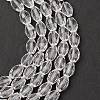 Glass Beads Strands X-GC893Y-14-4