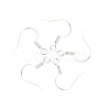 Brass Earring Hooks KK-Q363-S-NF-1