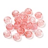Watermelon Stone Glass European Beads G-R488-02I-1