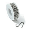 Tarnish Resistant 304 Stainless Steel Curb Chain Twist Link Chains CHS-K001-18-2.2mm-4