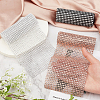 24 Rows Plastic Mesh Rhinestone Trimming DIY-PH0001-25-6