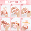 Wedding Paper Candy Gift Packaging Boxes with Polyester Ribbon CON-WH0105-07-4