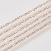 Soldered Brass Covered Iron Rope Chains CH-S125-07A-RG-1