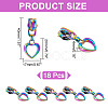 18Pcs Zinc Alloy Zipper Puller FIND-HY0002-77-2