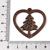 Printed Poplar Wood Pendants FIND-N005-74U-02-3