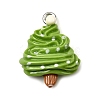 Christmas Opaque Resin Pendants CRES-D314-02P-05-1