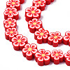 Handmade Polymer Clay Bead Strands CLAY-N011-48A-3