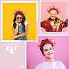 Cloth Lollipop Hair Bands for Women Girl OHAR-WH0021-89A-5