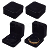 Square Velvet Bracelet Display Boxes CON-WH0095-134A-1