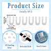 6Pcs 925 Sterling Silver Hollow Initial Beads STER-TA0001-53U-5
