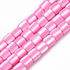 Handmade Polymer Clay Bead Strands CLAY-T020-12F-1