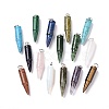 Natural & Synthetic Mixed Stone Pointed Pendants G-D850-M-2