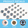 30Pcs 5 Style Plastic Connector Charms FIND-AR0002-83AB-4
