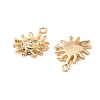 Brass Micro Pave Cubic Zirconia Pendants KK-K351-62G-2