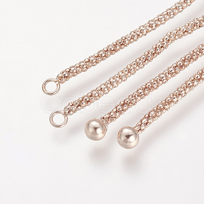 Brass Slider Bracelets Making Bracelet Making KK-T014-140RG-1