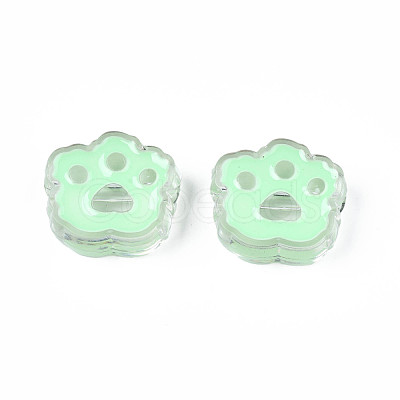 Transparent Acrylic Beads ACRC-S039-06B-1