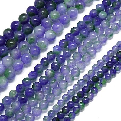 Natural Malaysia Jade Beads Strands G-B165-C02-8mm-1