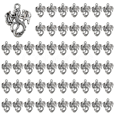 80Pcs Tibetan Style Alloy Pendants TIBE-DC0001-22-1