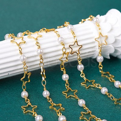 Brass Handmade Beaded Chain CHC-SZ0001-20-1